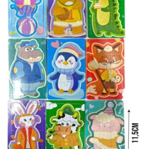 ROMPECABEZAS DE MADERA 12 PCS 120706