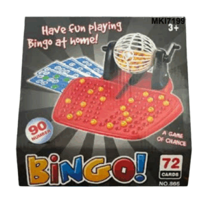 BINGO CON BOLILLERO 90 N 72 CARDS CAJA 7199007