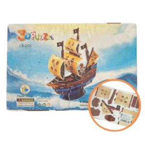 ROMPECABEZAS 3D BARCO 38 PCS
