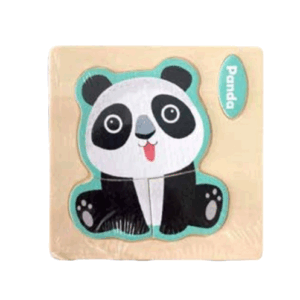 ROMPECABEZAS MADERA PANDA 4 PCS 3190138