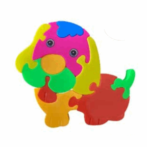 ROMPECABEZAS PLASTICO PERRO X 10 PCS 8706310