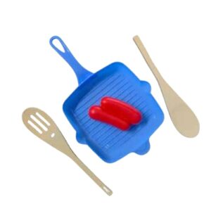 SET SARTEN SALCHICHA EN RED AZUL-ROSA 957408-957224