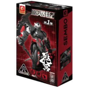 MJA ROBOT SEMBO NEGRO Y ROJO CAJA 010602