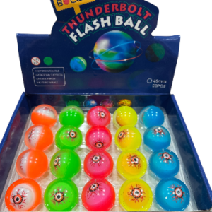 EXHIBIDOR PELOTA SALTARINA CON LUZ X 20 U