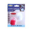 LUCES DE BICICLETA SILICONA HJ008-2 BL003545