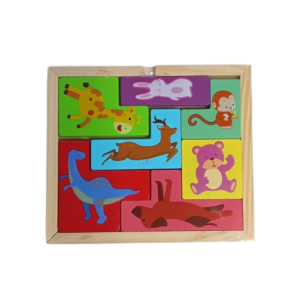 PUZZLE MADERA CON ANIMALES 089156