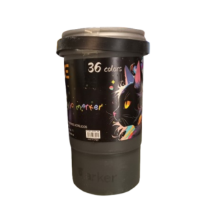 MARCADOR ACRILICO X 36 ESTUCHE CILINDRICO 730072