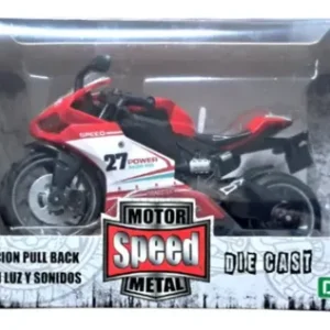 MOTO ROJO Y BLANCO C-SONIDO DE DITOYS 97102