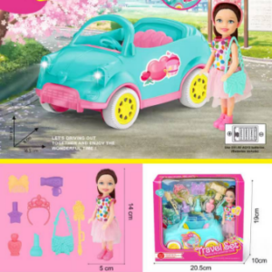 MUÑECA AUTO CON LUZ Y SONIDO ACCES. 153054