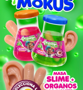 SLIME ORGANOS DE JUGUETE EN BOTELLA 8 CM