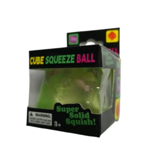 SQUISHY CUBE SQUEEZE BALL ANIMAL MARINO