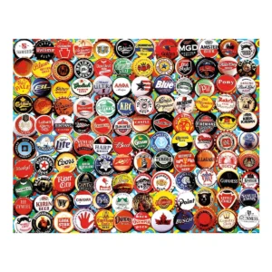 PUZZLE BEER BOTTLES CAPS 1000PCS 70X50 CM