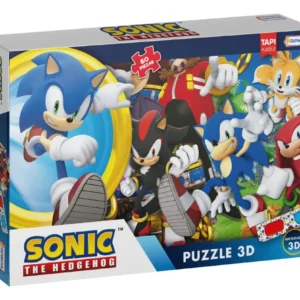 PUZZLE SONIC THE HEDGEHOG 3D CON ANTEOJOS