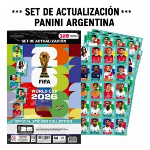 SET DE ACTUALIZACIÓN PANINI WC 2026 120 FIGUS $FINAL