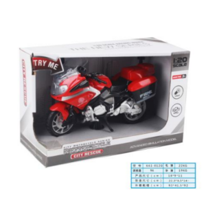 MOTO FIRE FRICCION LUZ Y SONIDO CAJA 022587